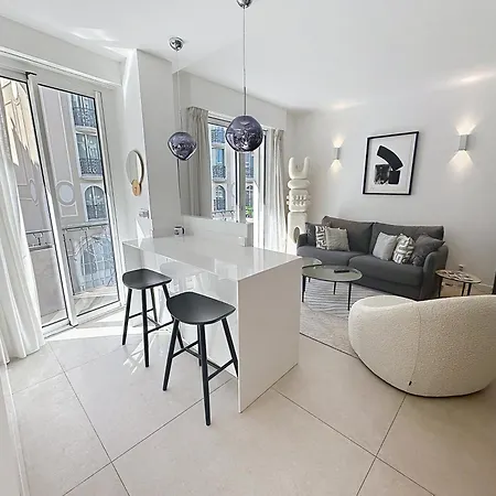 Center La Croisette Splendid 2 Bedroom In Premium Gardens And Balcony By Olam Lägenhet *